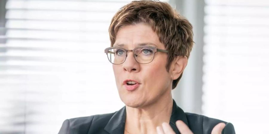 Die Noch-CDU-Vorsitzende Annegret Kramp-Karrenbauer. Foto: Michael Kappeler/dpa