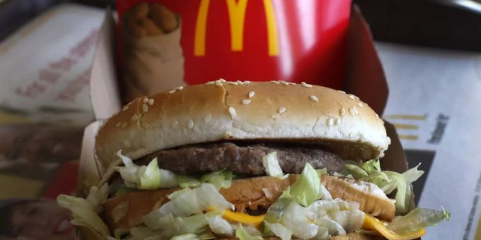 Seit über 50 Jahren schwört Don Gorskes auf seine täglichen Burger von McDonalds. (Symbolbild) Big Mac McDonalds