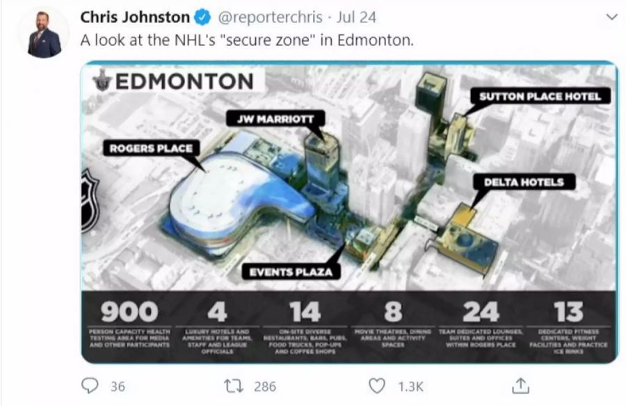 So sieht die «sichere Zone» in Edmonton aus.