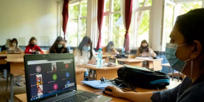 Laptop im Klassenzimmer Laptop im Klassenzimmer