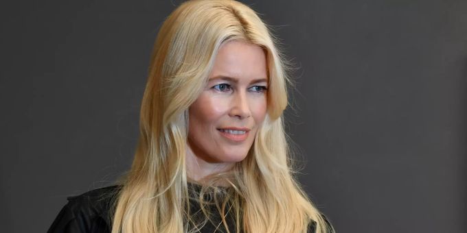 Supermodel Claudia Schiffer, 2017. claudia schiffer