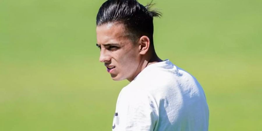 Wird von Eintracht Frankfurt in die zweite Liga an den FC St. Pauli verliehen: Rodrigo Zalazar. Foto: Uwe Anspach/dpa