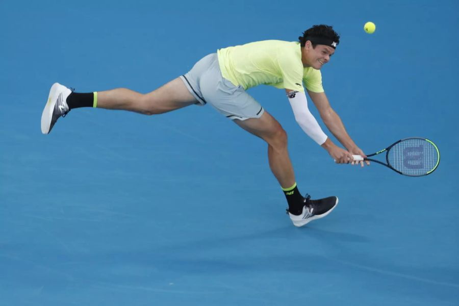 Milos Raonic muss ein paar Pfunde wegtrainieren, um wieder in Form zu kommen.