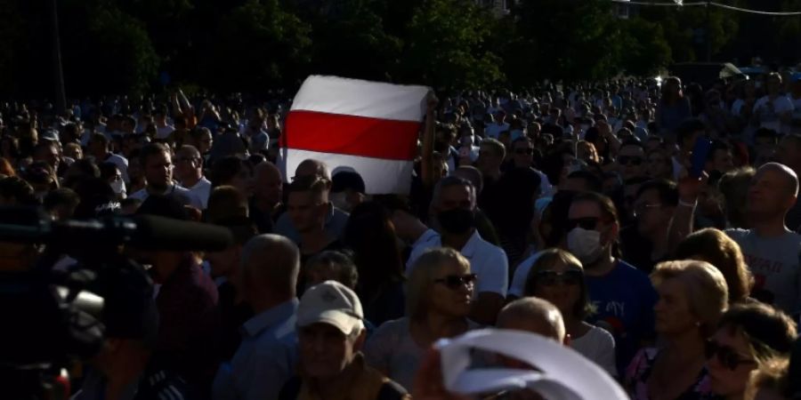 Demo für Oppositionskandidatin in Minsk