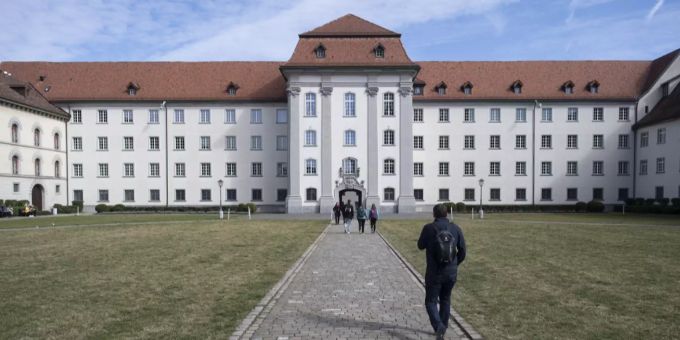 Blick auf das Regierungsgebäude, aufgenommen bei den Wahlen im Kanton St. Gallen, am Sonntag, 8. März 2020, in St. Gallen. St. Galler Regierung