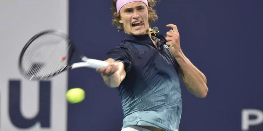 Alexander Zverev schied beim Turnier in Miami schon aus. Foto: Gaston De Cardenas/FR170063 AP