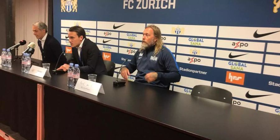 René van Eck muss an der Pressekonferenz für seinen Chef beim FCZ einspringen.