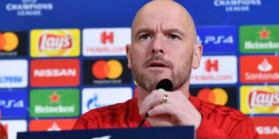 Will mit Ajax gegen Juve für die nächste Sensation sorgen: Coach Erik ten Hag. Foto: Alessandro Di Marco/ANSA/AP/dpa