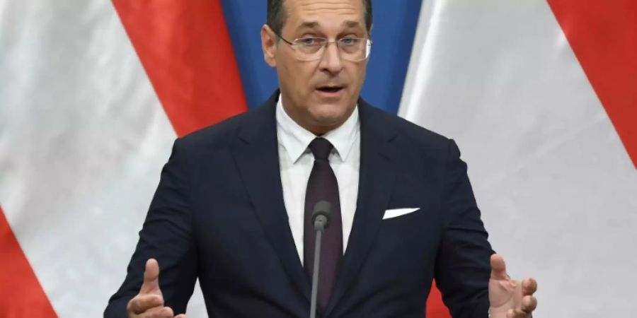 Österreichs Vizekanzler und FPÖ-Chef Strache