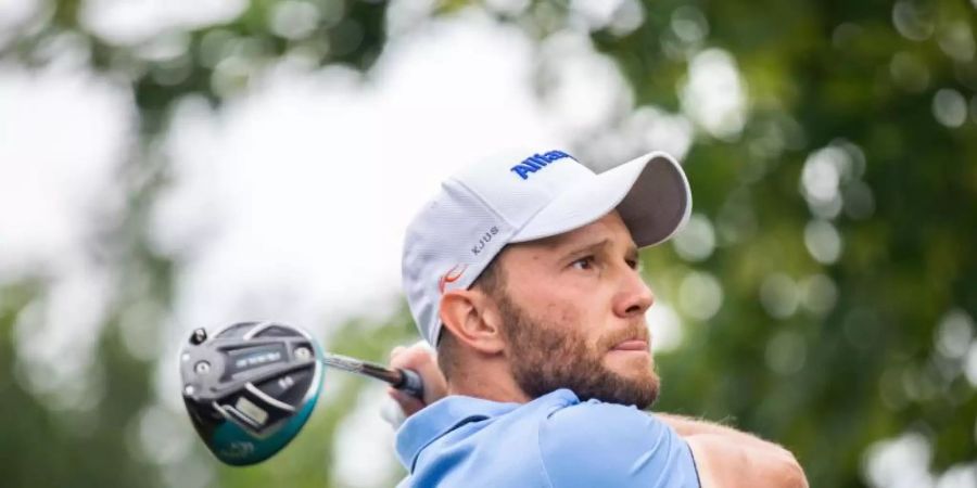 Maximilian Kieffer darf bei den Oman Open von seinem ersten Sieg auf der European Tour träumen. Foto: Marcel Kusch