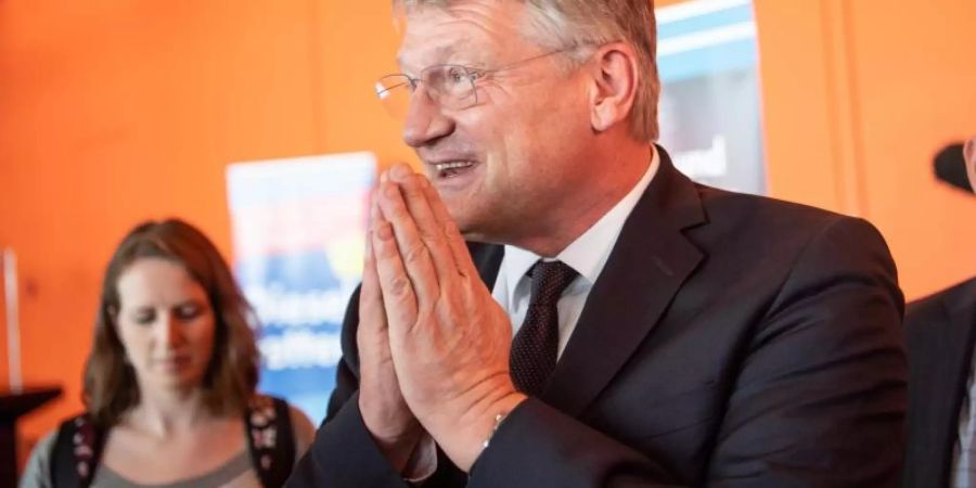 Die AfD muss wegen illegaler Spenden unter anderem an Parteichef Jörg Meuthen 400.000 Euro Strafe zahlen. Foto: Fabian Sommer