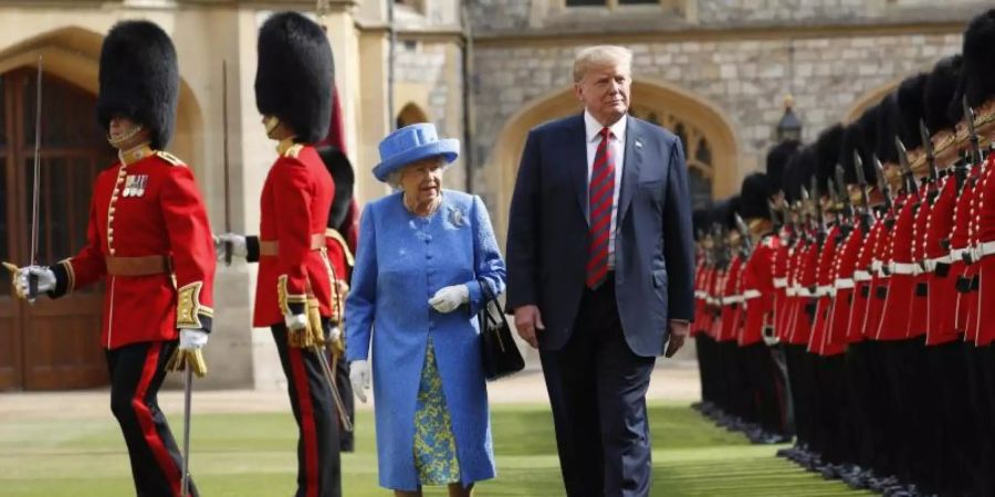 Donald Trump war vor Kurzem in London auf Staatsbesuch. Die Queen hat ihn feierlich empfangen.