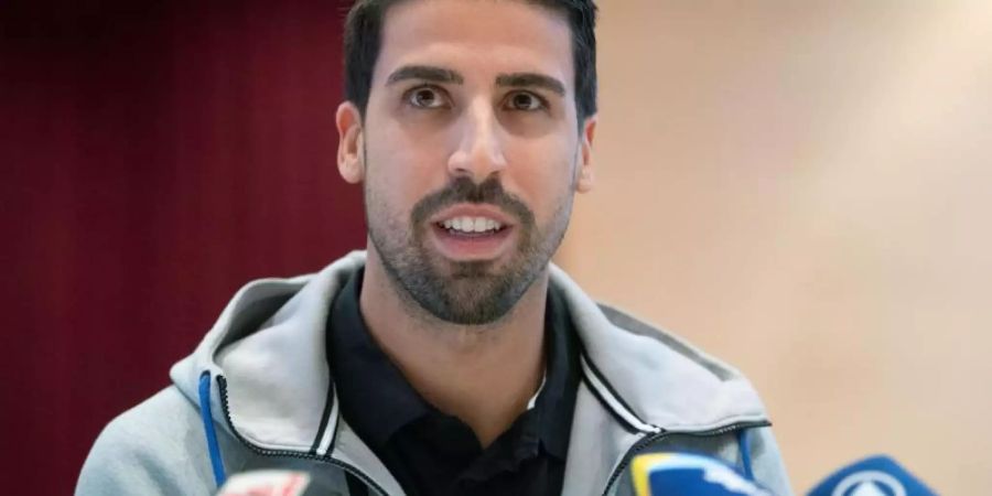 Khedira stand nach seiner Operation wieder eine volle Einheit auf dem Platz. Foto: Marijan Murat