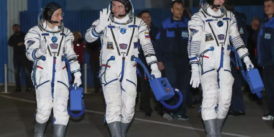 Die derzeitige ISS-Besatzung