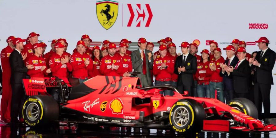 Formel-1-Auto von Ferrari.