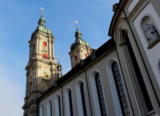 Teil des UNESCO-Welterbes: die Stiftskirche St. Gallen. Kirche, Schweiz, Architektur, Sightseeing