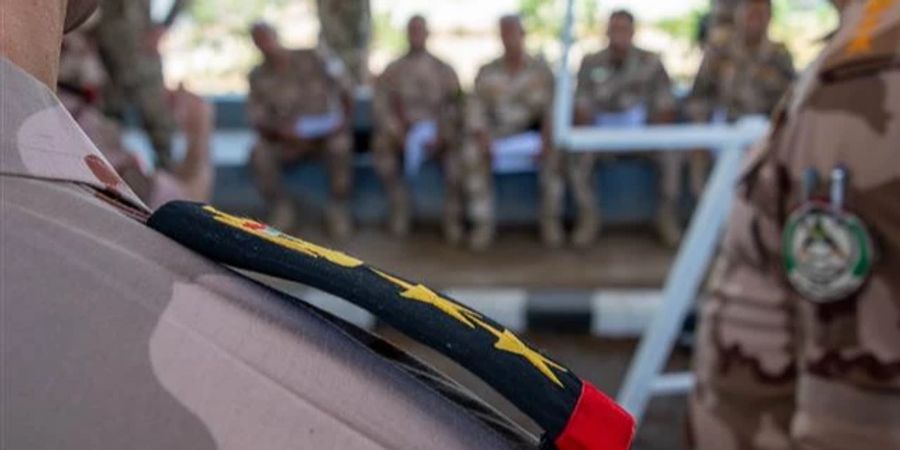 Nato Epauletten Irak Soldaten