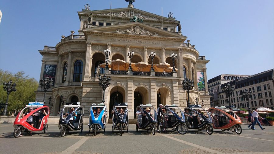 Velotaxis in Frankfurt.