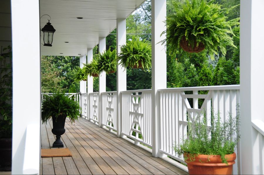 Balkon, Veranda, Garten