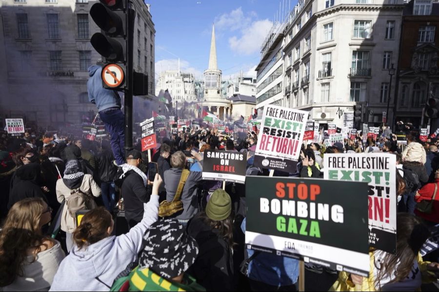 Pro-Palästina-Demo in London