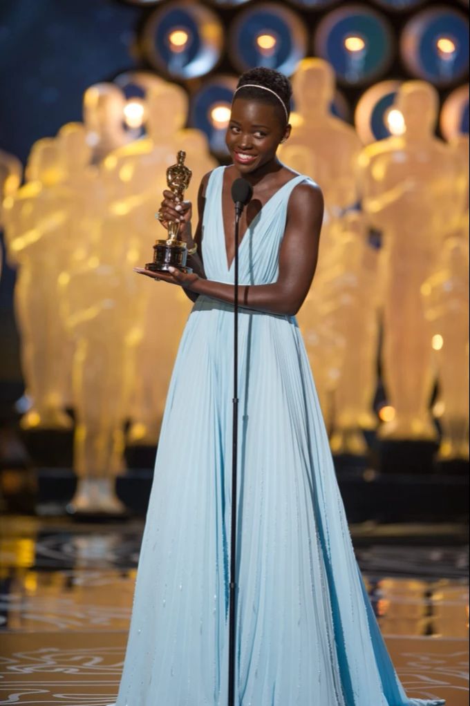 Lupita Nyong erhielt den Oscar als beste Nebendarstellerin in «12 years a slave». brad pitt 60