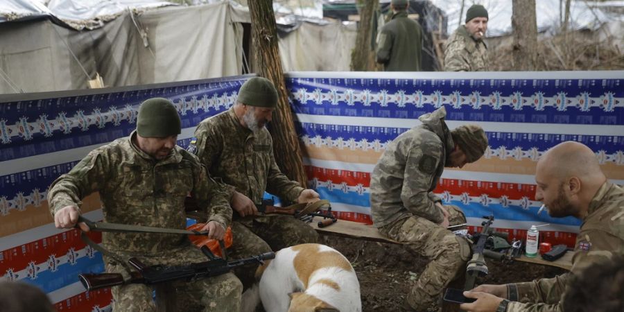 Ukrainische Soldaten