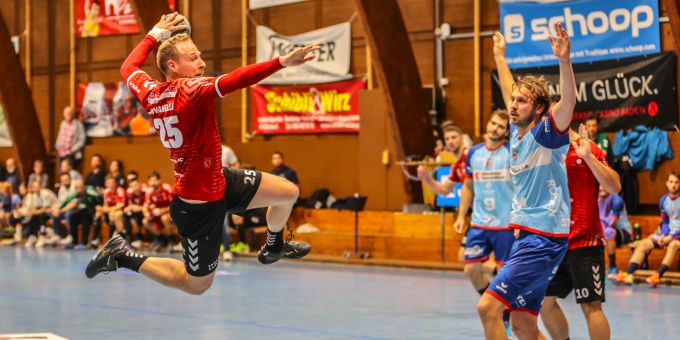 Best-Player Marco Giovanelli und seine HSG-Mitspieler überzeugten auf ganzer Linie. HSG Baden-Endingen Giovanelli