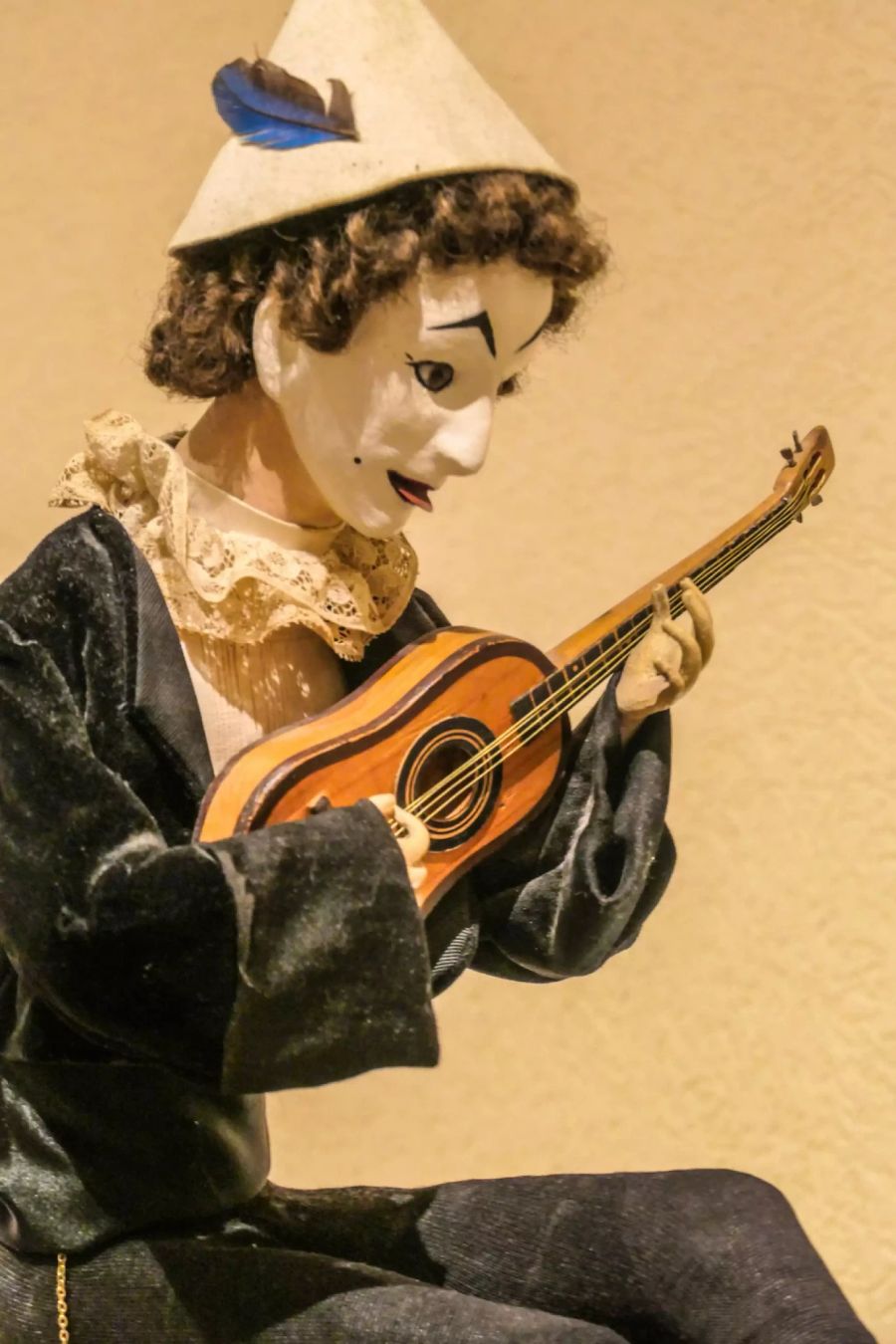 Clown mit Gitarre