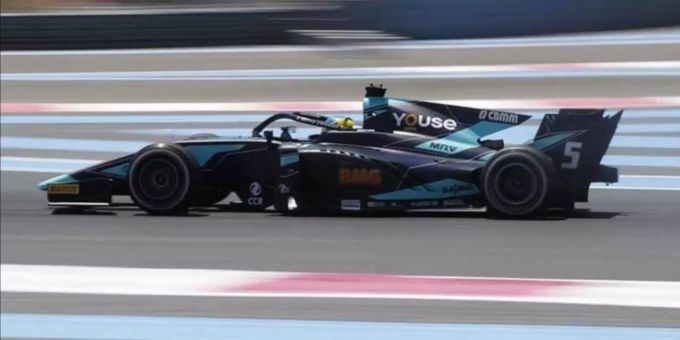 Formel 2 - Sérgio Sette Câmara von Pole auf Platz zwei