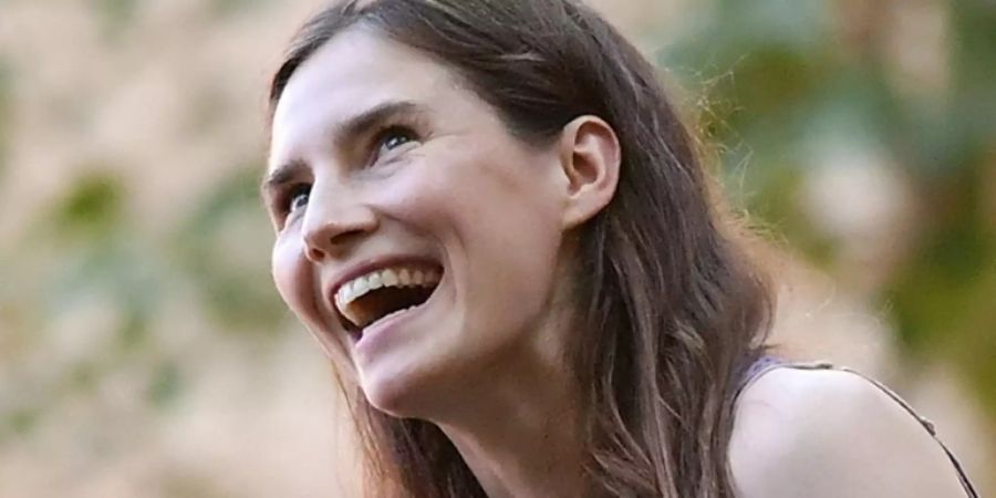 Amanda Knox nimmt an einem Forum in Italien teil