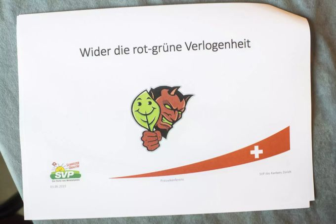 Am 3. Juni präsentierte die SVP Zürich erstmals den «Umverteilungsteufel». SVP