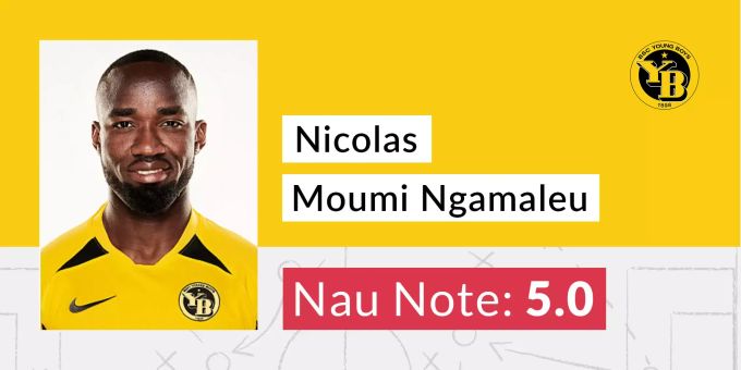 Die Nau-Note für Nicolas Moumi Ngamaleu von YB. YB Ngamaleu