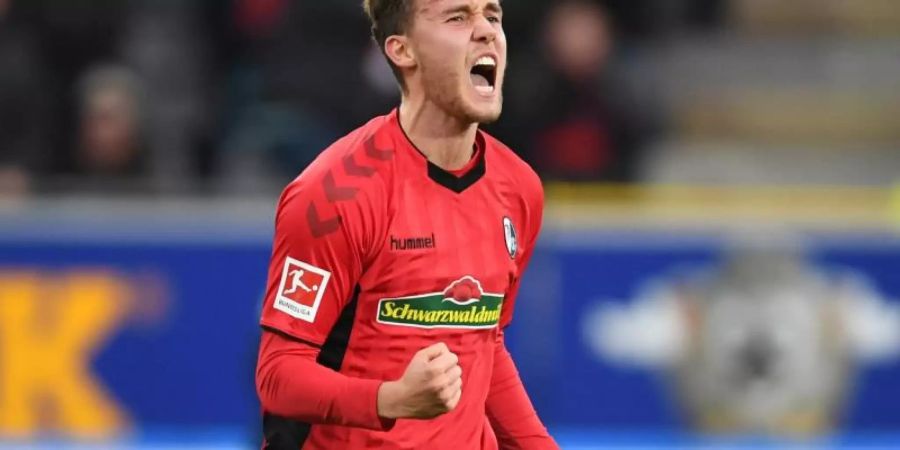 Sieht seine Zukunft vorerst weiter in Freiburg: Luca Waldschmidt. Foto: Patrick Seeger