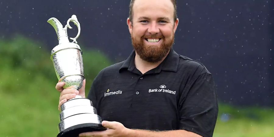 Der stämmige Shane Lowry im grössten Glück