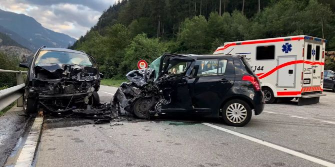 Unfall Rhäzüns GR