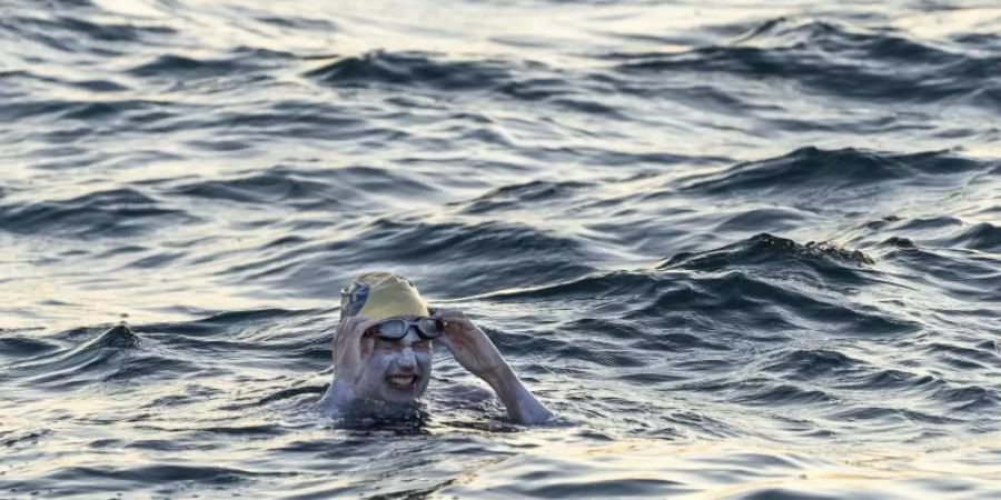 Dieses undatierte Foto zeigt die amerikanische Schwimmerin Sarah Thomas im Ärmelkanal. Foto: Jon Washer