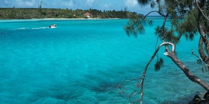 Die Insel Ouvea im französischen Gebiet Neukaledonien. Neukaledonien