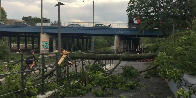 Unwetter in Berlin