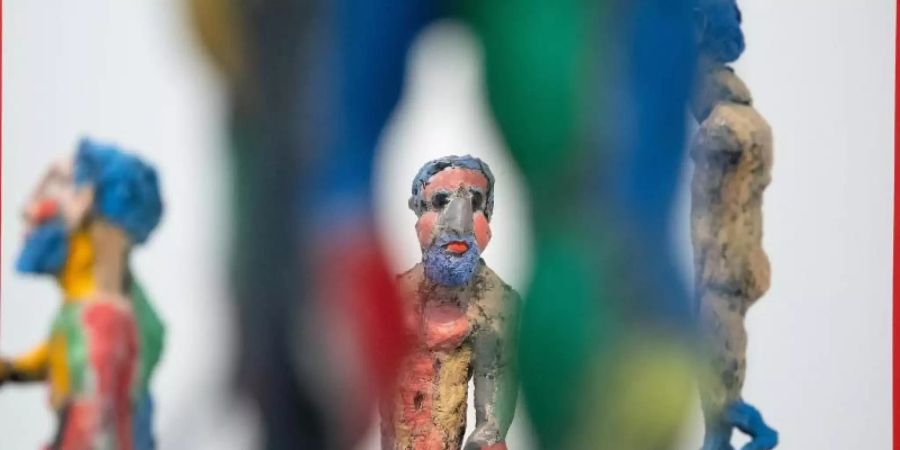 Die Bronze «Herkules Entwurfsmodell» ist im Haus der Kunst in München zu sehen. Foto: Sven Hoppe