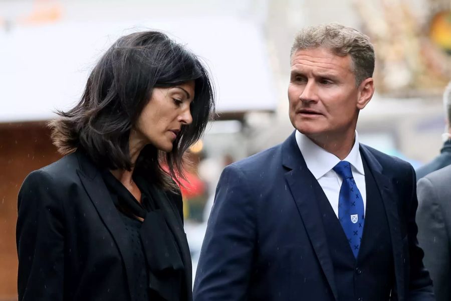 Ex-Formel-1-Fahrer David Coulthard und Frau Karen Minier waren ebenfalls anwesend.