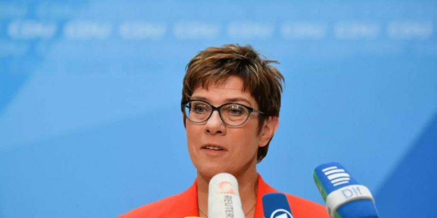 CDU-Chefin Annegret Kramp-Karrenbauer