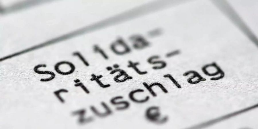 In der Union drängen viele auf eine vollständige Soli-Abschaffung. Die FDP würde die Sonderabgabe für den Aufbau der ostdeutschen Bundesländer am liebsten noch in diesem Jahr abschaffen. Foto: Roland Weihrauch