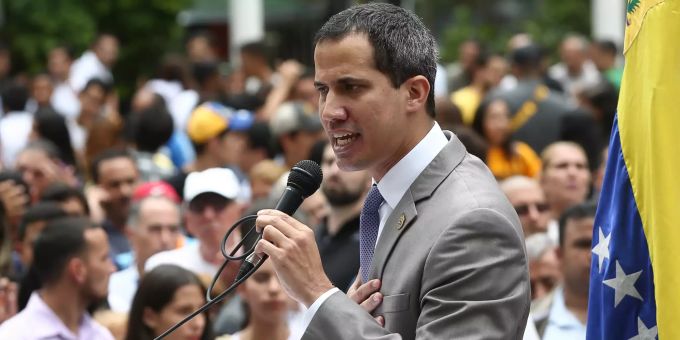 Oppositions-Führer Juan Guaidó kritisiert den Beitritt Venezuelas in den UN-Menschenrechtsrat. un-menschenrechtsrat