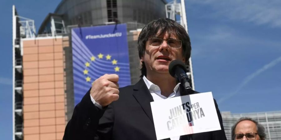 Carles Puigdemont führte die Unabhängigkeitsbewegung in Katalonien an