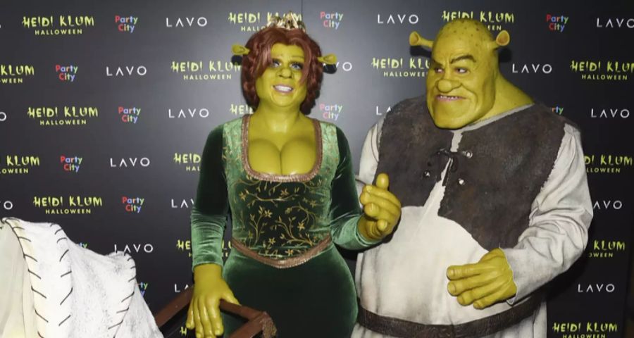 Mit diesen Shrek-Kostümen sorgten Heidi Klum und Tom Kaulitz 2018 an der grossen Halloween-Sause für grosse Augen.