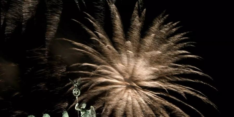 Feuerwerk am Brandenburger Tor