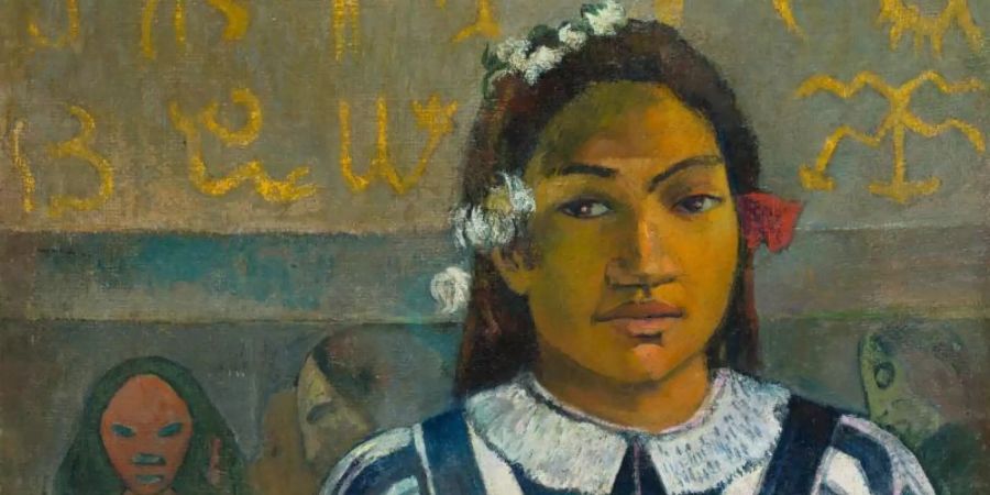 Paul Gauguin, Die Vorfahren von Tehamana oder Tehamana hat viele Eltern, 1893. Foto: The Art Institute of Chicago/dpa