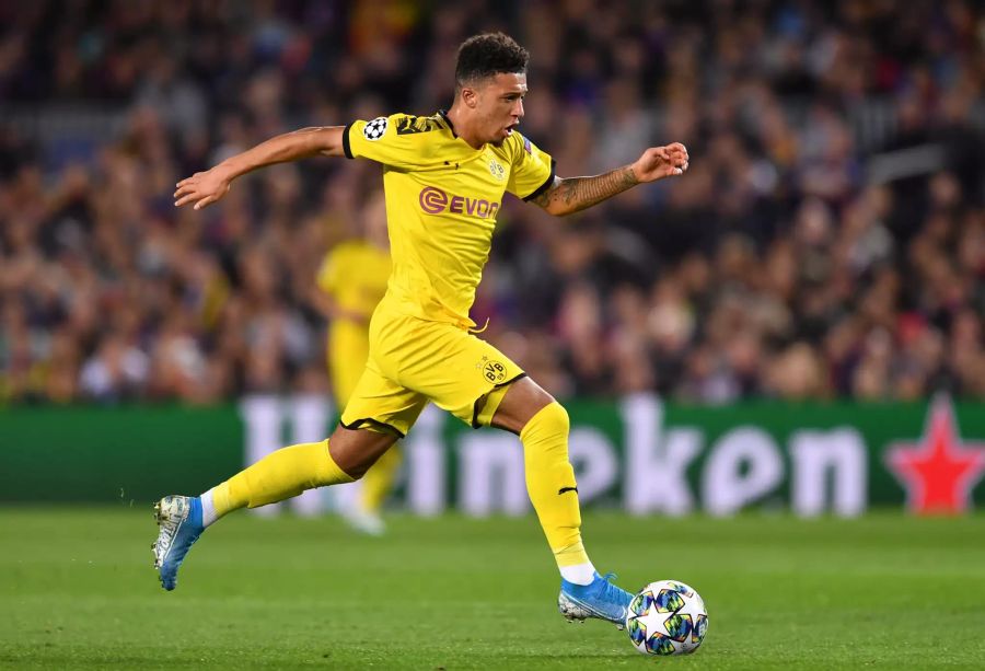 Jadon Sancho Lucien Favre