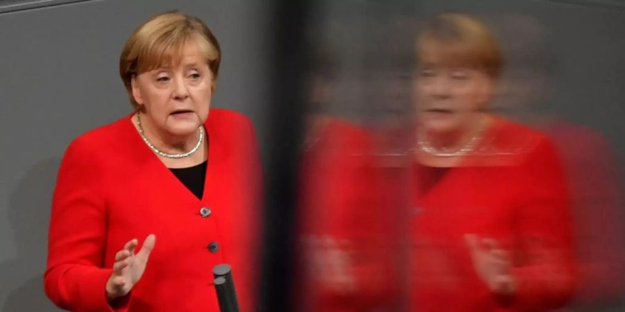 Merkel im Bundestag
