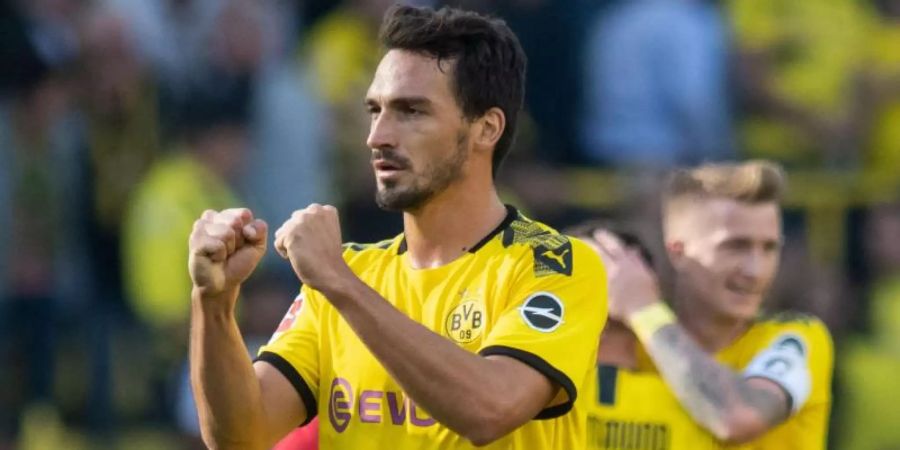 Mats Hummels will mit dem BVB auch in Frankfurt jubeln. Foto: Bernd Thissen